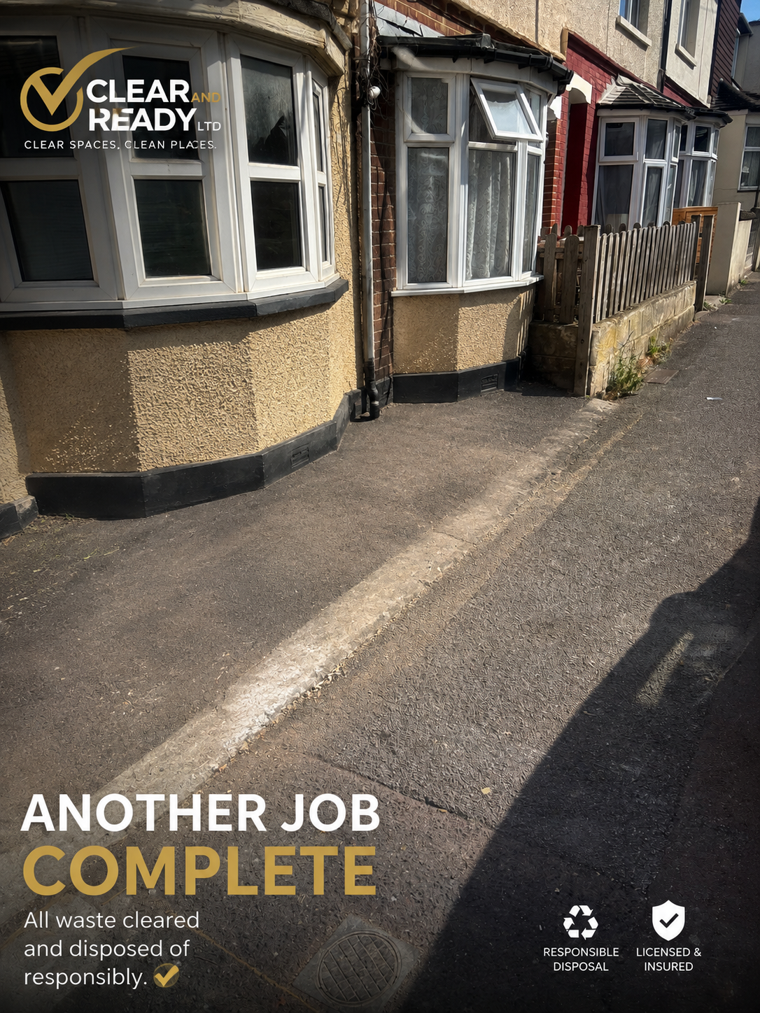 Clearance job after waste removal